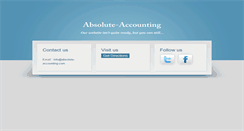 Desktop Screenshot of absolute-accounting.com